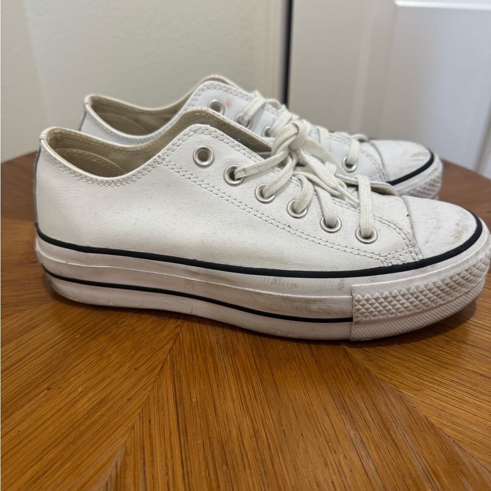 Converse White Low-Top Sneakers